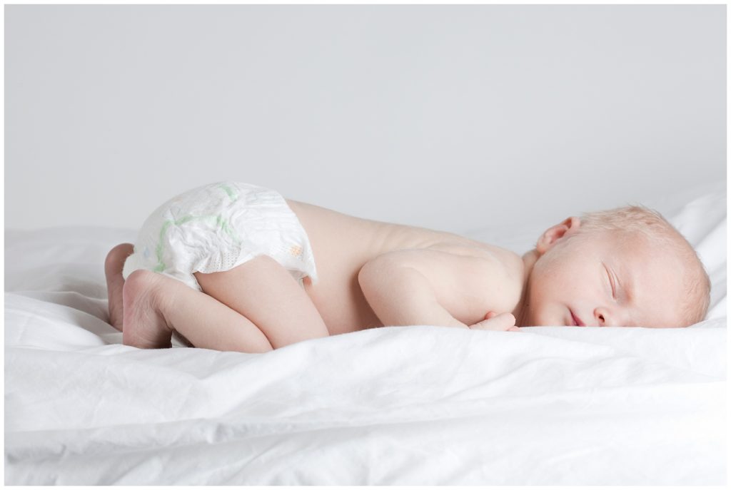 an example of DIY newborn photography gone wrong and what not to do with a newborn baby