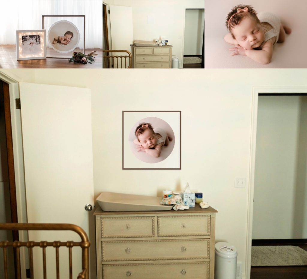 Decide on the wall art you want to add to your baby registry 