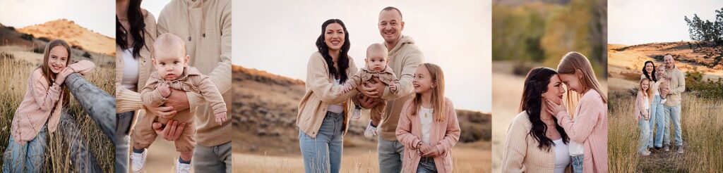 an outdoor fall family photography session in Boise with photography studio Glean & Co 